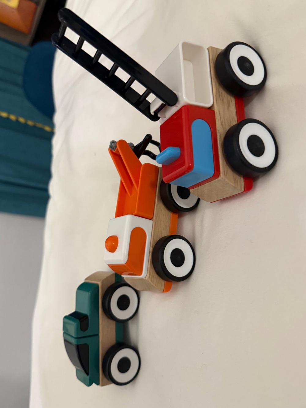 Wooden IKEA Lillaboo Car Set